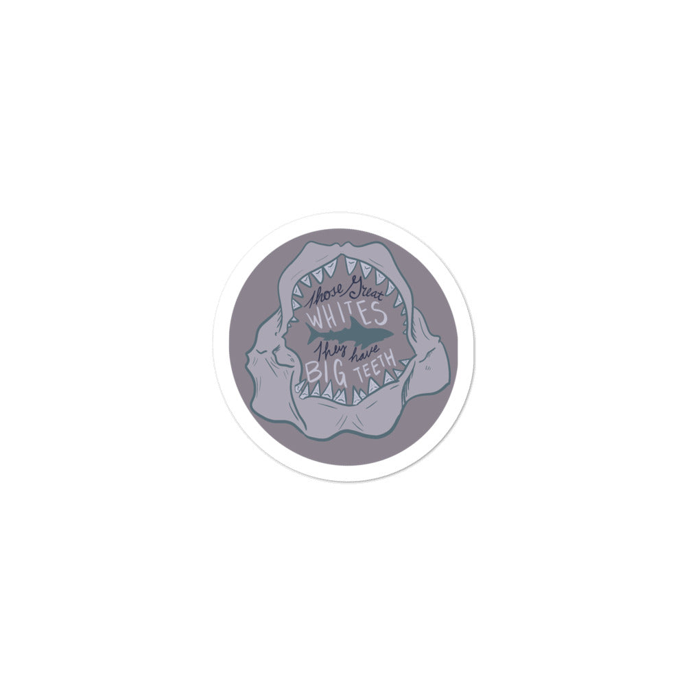 Great White Lavender Hues Bubble-free stickers