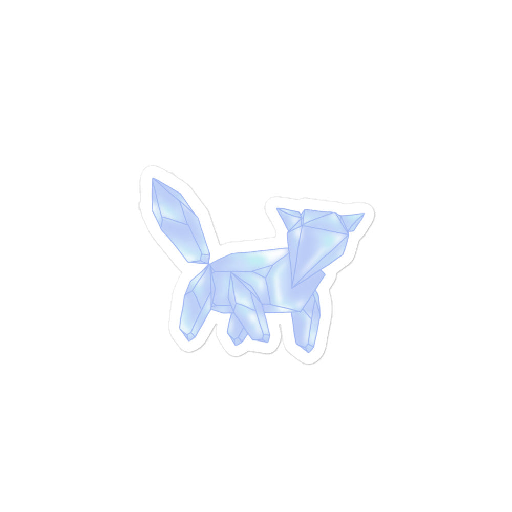 Crystal Fox Bubble-free stickers