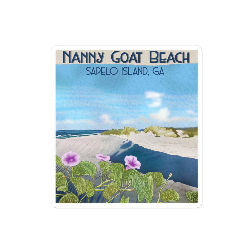 Nanny Goat Beach SICARS DONATION Bubble-free stickers