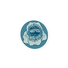 Load image into Gallery viewer, Great White Blue Tone Bubble-free stickers
