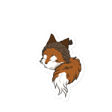 Load image into Gallery viewer, Acorn Fox Bubble-free stickers
