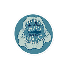 Load image into Gallery viewer, Great White Blue Tone Bubble-free stickers
